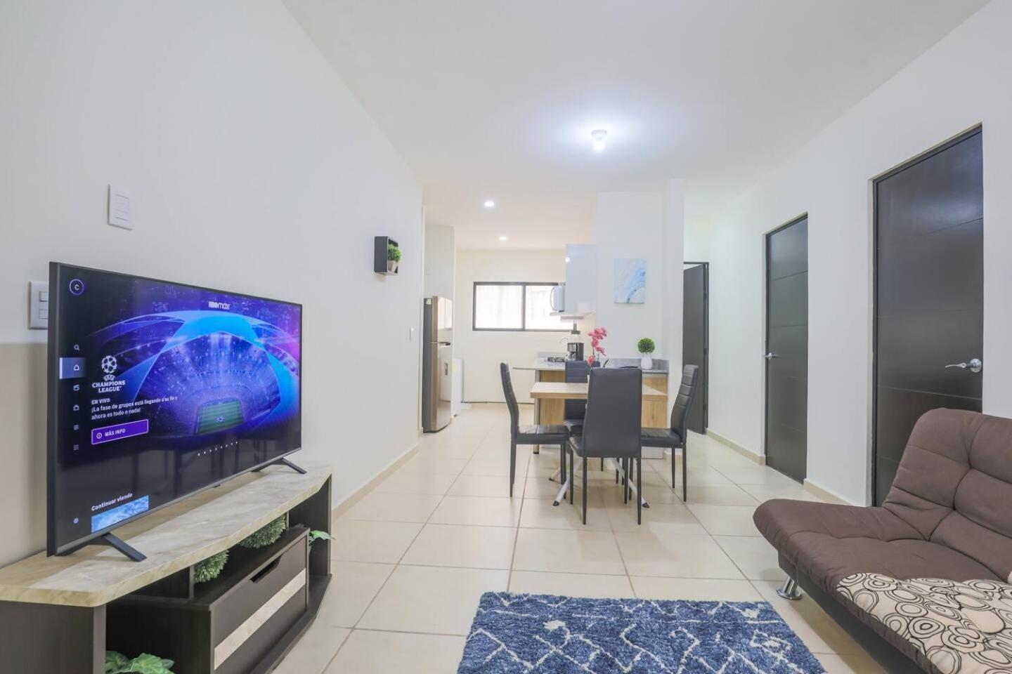 Departamento Lirios Residencial Para 5 Alberca Cancún Eksteriør billede